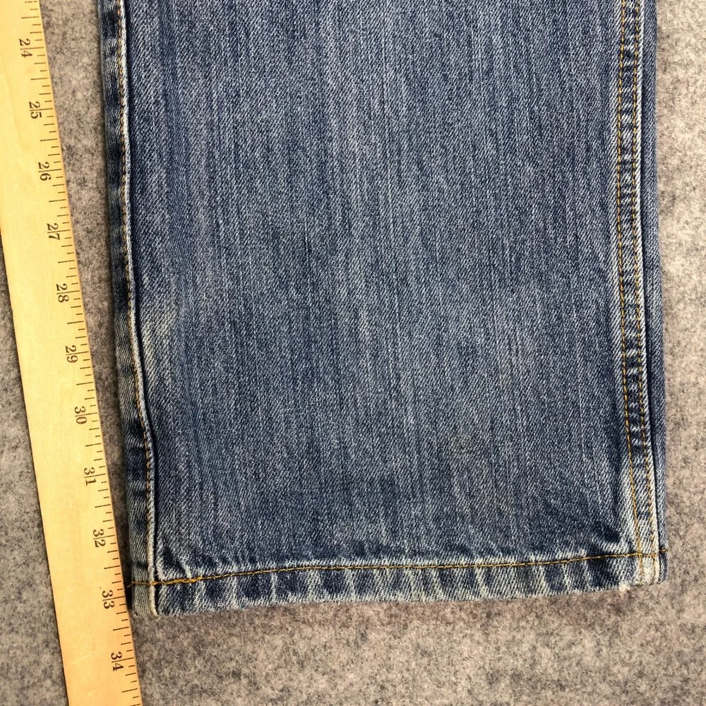 Cinch Mens Jeans 38X34 Blue Medium Wash Western Rodeo Label Relaxed Workwear